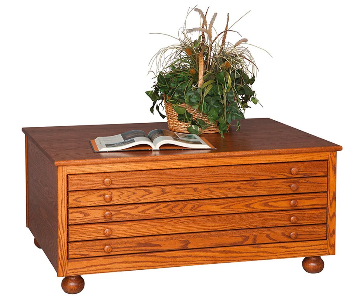 5-Drawer Flat File Cabinet