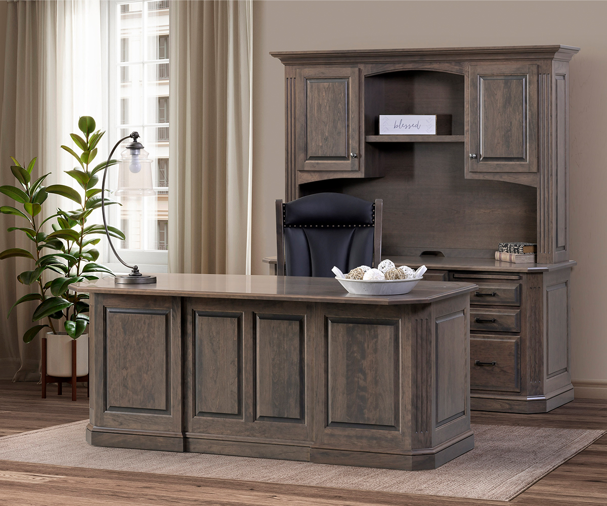 Buckingham Corner Desk and Hutch - Image 4