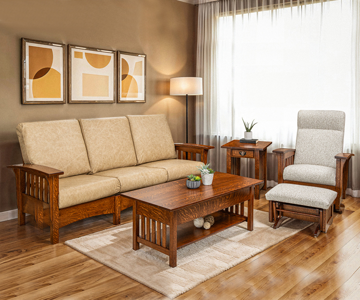 Classic Mission Swivel Glider - Image 3