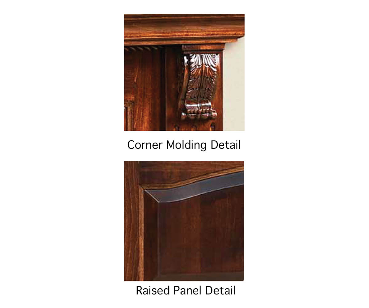 Bremerton Mantle Fireplace Console - Image 2