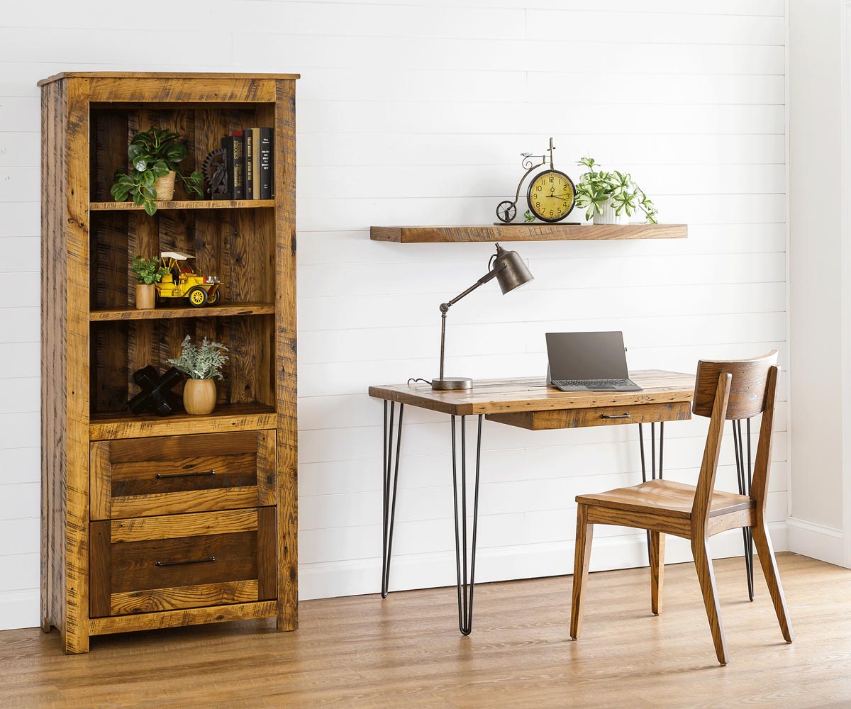Urban Lodge Writing Desk with Hairpin Legs - Image 4