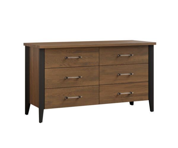 6 drawer dark brown and white dresser Dresser 6 Drawer