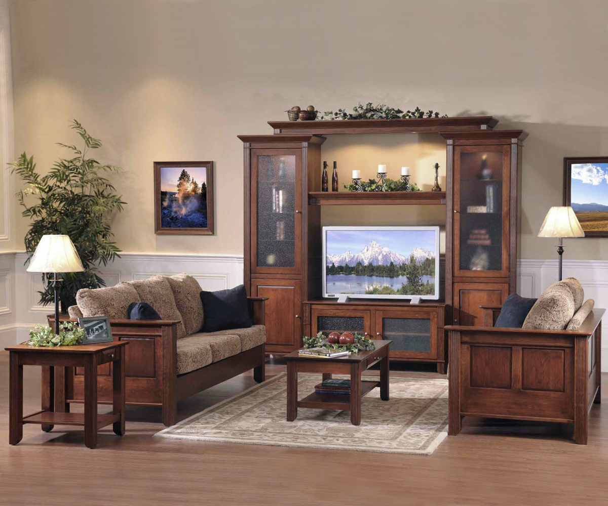 Arlington Enclosed End Table with Magazine Rack - Image 3