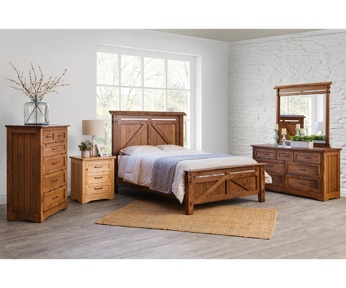 Farmstead Mule Chest with Mirror - Image 6