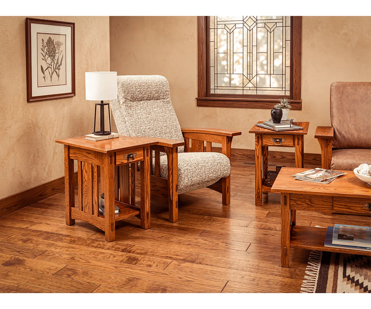 Arts & Crafts Accent Recliner - Image 4