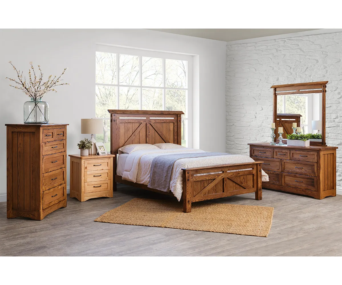 Farmstead Mule Chest with Mirror - Image 6