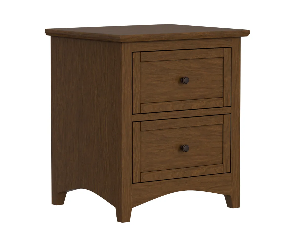 Cedar Hollow 2 Drawer Nightstand