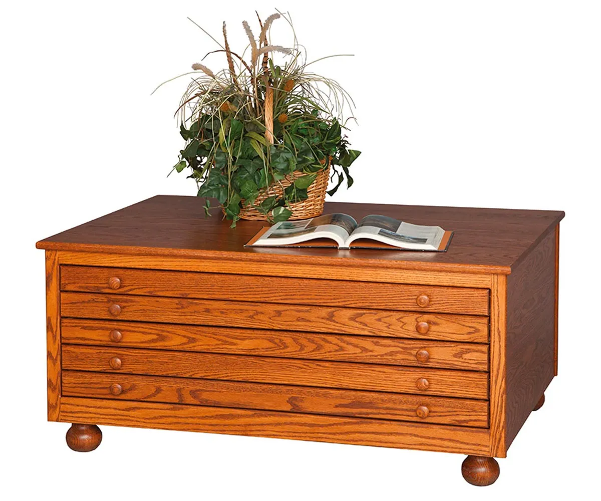 5-Drawer Flat File Cabinet